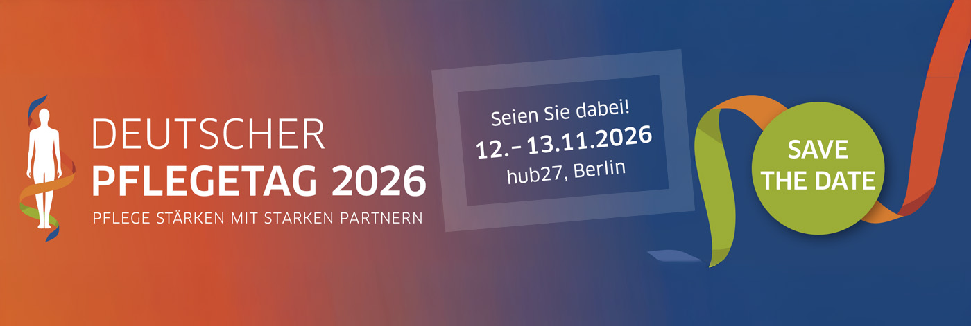 Deutschlands führender Pflegekongress ist die einzige nationale Veranstaltung, die von Vertretern der Pflege für alle beruflich Pflegenden organisiert wird. Das Programm bietet hochkarätige Fachvorträge, Podiumsdiskussionen, Workshops und eine Messe. Auf dem Deutschen Pflegetag stehen die neuesten Themen und Trends der Pflege im Fokus. Ins Leben gerufen wurde er, um die Profession Pflege auf die politische Agenda zu setzen und eine Plattform für konstruktive Debatten und zur Vernetzung zu bieten. Das große Interesse und zahlreiche positive Rückmeldungen zeigen: Wir sind auf dem richtigen Weg und gehen diesen entschlossen weiter! Deutschlands führender Pflegekongress ist die einzige nationale Veranstaltung, die von Vertretern der Pflege für alle beruflich Pflegenden organisiert wird. Das Programm bietet hochkarätige Fachvorträge, Podiumsdiskussionen, Workshops und eine Messe. Auf dem Deutschen Pflegetag stehen die neuesten Themen und Trends der Pflege im Fokus. Ins Leben gerufen wurde er, um die Profession Pflege auf die politische Agenda zu setzen und eine Plattform für konstruktive Debatten und zur Vernetzung zu bieten. Das große Interesse und zahlreiche positive Rückmeldungen zeigen: Wir sind auf dem richtigen Weg und gehen diesen entschlossen weiter!